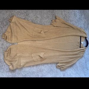 Long Knit crochet sweater cover up
